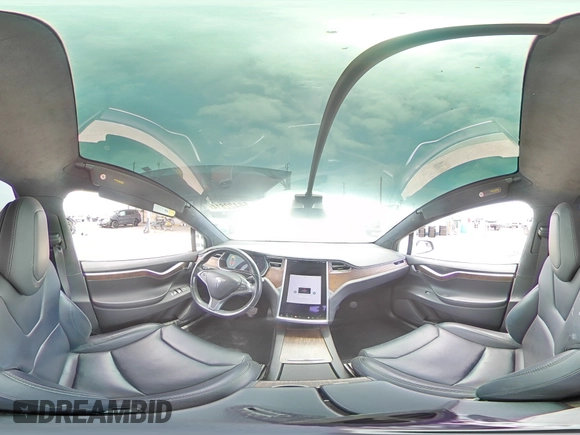 2017 Tesla Model X 90D with VIN 5YJXCAE26HF079421, listed as a Copart auction lot 47889005 with 88,281 mi miles and Salvage Title. Bid and sale history available at DreamBid. Image 12.