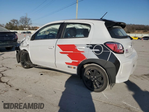 2023 Mitsubishi Mirage Black Edition с VIN ML32AWHJ6PH004865, выставлен на аукционе Copart как лот 48791185 с пробегом 11 931 миль миль и Списание • Salvage title. История ставок и продаж доступна на DreamBid. Изображение 2.