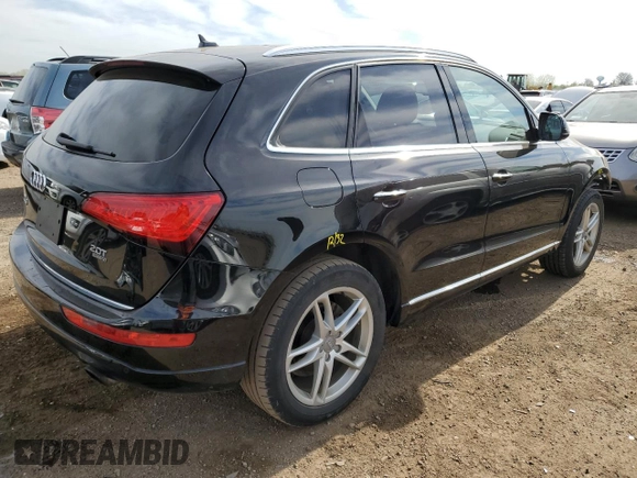 2017 Audi Q5 Premium Plus with VIN WA1L2AFPXHA016207, listed as a Copart auction lot 55445805 with 93,467 mi miles and Salvage title. Bid and sale history available at DreamBid. Image 3.
