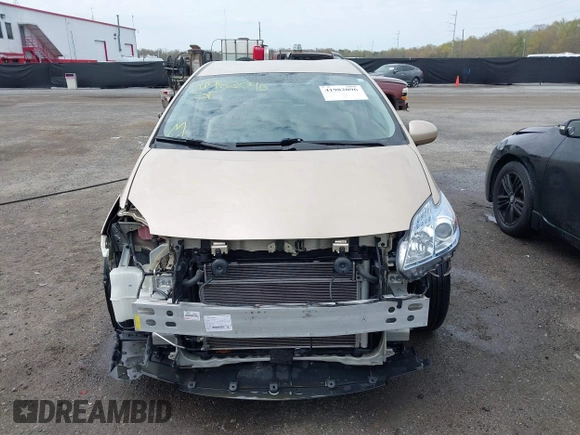 2011 Toyota Prius I with VIN JTDKN3DU3B1382269, listed as a IAAI auction lot 41982096 with 36,600 mi miles. Bid and sale history available at carsss.com. Image 13.