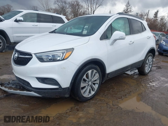 2018 Buick Encore Preferred with VIN KL4CJASB3JB627483, listed as a IAAI auction lot 41717800 with 40,283 mi miles and . Bid and sale history available at DreamBid. Image 17.