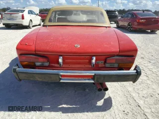 1979 FIAT 124 Spider z VIN 124CS20144522, wystawiony jako Copart lot #77779724 z przebiegiem 651 mil mil oraz Szkoda całkowita • Salvage title. Historia ofert i sprzedaży dostępna na DreamBid. Obrazek 6.