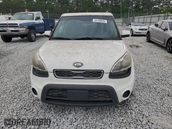2012 Kia Soul with VIN KNDJT2A53C7456734, listed as a Copart auction lot 54108035 with 160,436 mi miles and Clean Title. Bid and sale history available at carsss.com. Image 5.