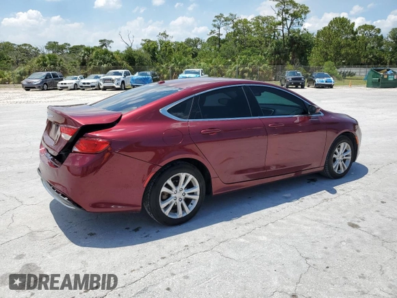 2015 Chrysler 200 Limited z VIN 1C3CCCAB6FN733384, wystawiony jako Copart lot #57103145 z przebiegiem 155 164 mil mil oraz Szkoda całkowita • Salvage title. Historia ofert i sprzedaży dostępna na DreamBid. Obrazek 3.