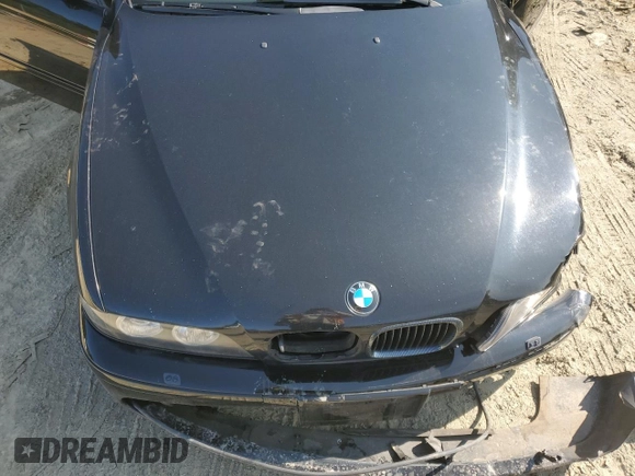 2002 BMW 5 Series 540i with VIN WBADN53412GF70808, listed as a Copart auction lot 69833574 with 193,044 mi miles and Salvage Title. Bid and sale history available at carsss.com. Image 12.