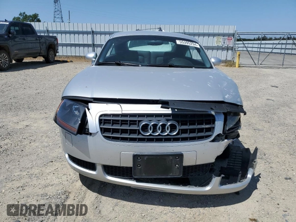2005 Audi TT with VIN TRUSC28N451013207, listed as a Copart auction lot 55395294 with 43,365 mi miles and Salvage title. Bid and sale history available at DreamBid. Image 5.