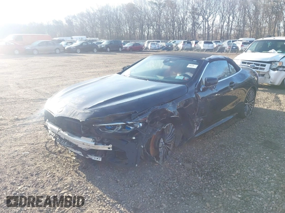 2022 BMW 8 Series with VIN WBAFY4C02NCJ40821, listed as a IAAI auction lot 42026132 with Not provided miles and . Bid and sale history available at DreamBid. Image 16.