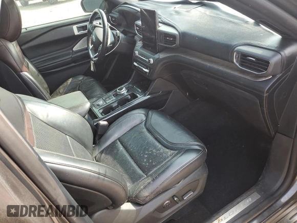 2020 Ford Explorer Platinum с VIN 1FM5K8HC5LGA34794, выставлен на аукционе Copart как лот 59169905 с пробегом Не указан миль и Списание • Salvage title. История ставок и продаж доступна на DreamBid. Изображение 8.