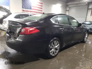 2012 Infiniti M37 with VIN JN1BY1AR7CM391149, listed as a Copart auction lot 83875044 with 0 mi miles and Non Repairable. Bid and sale history available at carsss.com. Image 3.
