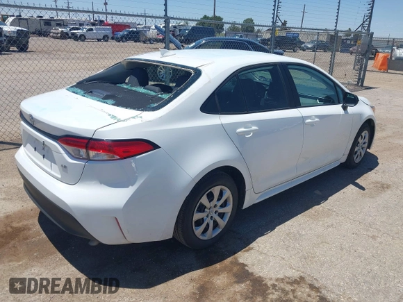 2025 Toyota Corolla LE z VIN 5YFB4MDE0SP287827, wystawiony jako IAAI lot #42495435 z przebiegiem 7 062 mil mil oraz . Historia ofert i sprzedaży dostępna na DreamBid. Obrazek 4.
