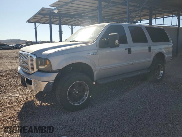 2005 Ford Excursion Special Serv with VIN 1FMNU40L65EB83177, listed as a Copart auction lot 54271885 with 147,145 mi miles and Salvage Title. Bid and sale history available at DreamBid. Image 1.