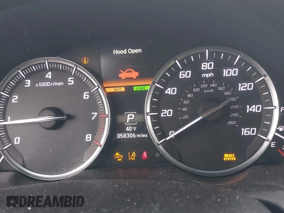 2020 Acura TLX with VIN 19UUB1F39LA009430, listed as a IAAI auction lot 41913269 with 58,306 mi miles and . Bid and sale history available at DreamBid. Image 16.