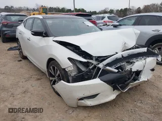 2017 Nissan Maxima Platinum with VIN 1N4AA6AP2HC364047, listed as a IAAI auction lot 41599258 with 121,011 mi miles. Bid and sale history available at carsss.com. Image 1.