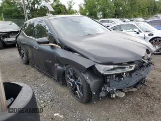 2023 BMW iX M60 with VIN WB533CF0XPCK81841, listed as a Copart auction lot 79402734 with 10,318 mi miles and Salvage Title. Bid and sale history available at carsss.com. Image 4.
