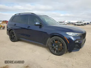 2022 BMW X7 M50i z VIN 5UXCX6C00N9L56814, wystawiony jako Copart lot #46108725 z przebiegiem 35 216 mil mil oraz Szkoda całkowita • Salvage title. Historia ofert i sprzedaży dostępna na DreamBid. Obrazek 4.