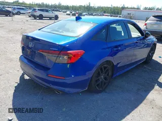 2022 Honda Civic Sport with VIN 2HGFE2F58NH575431, listed as a IAAI auction lot 41786318 with 30,016 mi miles and . Bid and sale history available at carsss.com. Image 4.