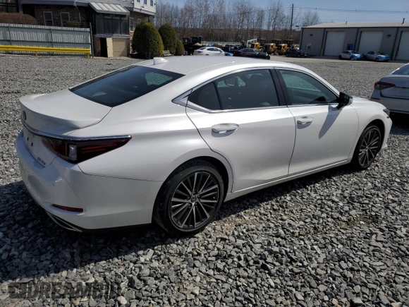 2023 Lexus ES 350 with VIN 58ADZ1B11PU150953, listed as a Copart auction lot 51323415 with 20,325 mi miles and Salvage Title. Bid and sale history available at DreamBid. Image 3.