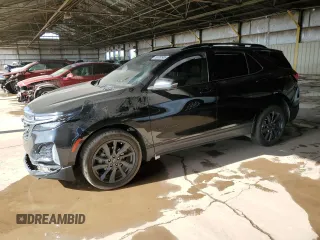 2023 Chevrolet Equinox RS with VIN 3GNAXMEG4PL231193, listed as a Copart auction lot 53350965 with 95,482 mi miles and Salvage title. Bid and sale history available at DreamBid. Image 1.