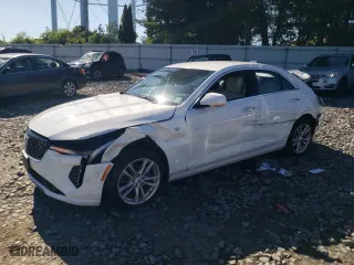 2023 Cadillac CT4 Luxury with VIN 1G6DE5RK5P0123911, listed as a Copart auction lot 61088444 with 47,708 mi miles and Salvage Title. Bid and sale history available at carsss.com. Image 1.