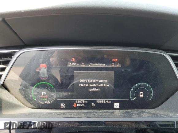 2019 Audi e-tron Prestige с VIN WA1VAAGE4KB012244, выставлен на аукционе Copart как лот 61049715 с пробегом 45 078 миль миль и Списание • Salvage title. История ставок и продаж доступна на DreamBid. Изображение 9.