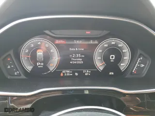 2020 Audi Q3 S line Premium Plus with VIN WA1EECF36L1030607, listed as a Copart auction lot 54425725 with 45,796 mi miles and Salvage Title. Bid and sale history available at carsss.com. Image 9.