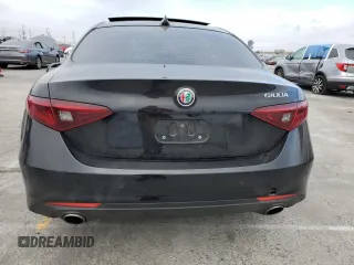 2019 Alfa Romeo Giulia Sport with VIN ZARFAMAN1K7621563, listed as a Copart auction lot 86380114 with 48,093 mi miles and Clean Title. Bid and sale history available at carsss.com. Image 6.