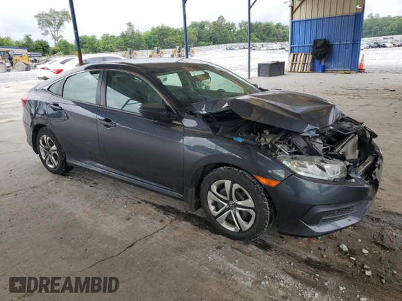 2017 Honda Civic LX z VIN 19XFC2F54HE014695, wystawiony jako Copart lot #57439725 z przebiegiem 88 092 mil mil oraz Szkoda całkowita • Salvage title. Historia ofert i sprzedaży dostępna na DreamBid. Obrazek 4.