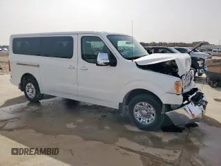 2018 Nissan NV SV with VIN 5BZBF0AA0JN851198, listed as a Copart auction lot 48029005 with 88,007 mi miles and Salvage title. Bid and sale history available at DreamBid. Image 4.
