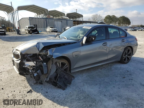 2023 BMW 3 Series 330e xDrive with VIN 3MW39FS0XP8D01410, listed as a Copart auction lot 45859165 with Not Provided miles and Salvage Title. Bid and sale history available at carsss.com. Image 1.