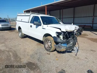 2014 Ford F-150 XL with VIN 1FTMF1CM3EKG42275, listed as a IAAI auction lot 41567171 with 187,849 mi miles. Bid and sale history available at carsss.com. Image 1.