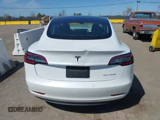 2020 Tesla Model 3 Long Range with VIN 5YJ3E1EB4LF619754, listed as a IAAI auction lot 41920422 with 82,430 mi miles and . Bid and sale history available at DreamBid. Image 15.