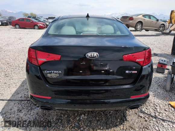 2013 Kia Optima EX with VIN 5XXGN4A71DG119487, listed as a Copart auction lot 53202035 with 208,108 mi miles and Salvage Title. Bid and sale history available at carsss.com. Image 6.