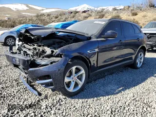 2018 Jaguar F-PACE 30t Premium with VIN SADCJ2GX4JA292339, listed as a Copart auction lot 45760784 with 58,768 mi miles and Salvage Title. Bid and sale history available at carsss.com. Image 1.