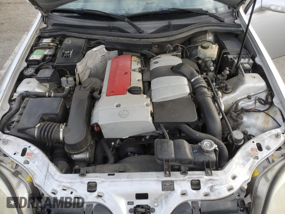 2001 Mercedes-Benz SLK 230 Kompressor with VIN WDBKK49F21F193606, listed as a Copart auction lot 47139945 with 156,424 mi miles and Salvage title. Bid and sale history available at DreamBid. Image 11.