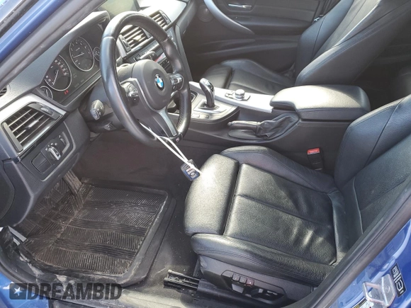 2013 BMW 3 Series 335i xDrive with VIN WBA3B9C56DF585606, listed as a Copart auction lot 46233045 with 213,218 mi miles and Salvage Title. Bid and sale history available at carsss.com. Image 7.