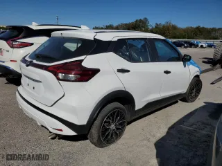 2022 Nissan Kicks S with VIN 3N1CP5BV1NL490430, listed as a Copart auction lot 47868355 with 0 mi miles and Non Repairable. Bid and sale history available at carsss.com. Image 3.