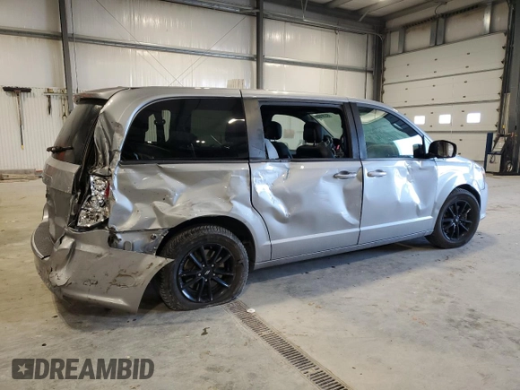 2019 Dodge Grand Caravan GT with VIN 2C4RDGEG5KR688239, listed as a Copart auction lot 53791835 with 113,451 mi miles and Salvage Title. Bid and sale history available at DreamBid. Image 3.