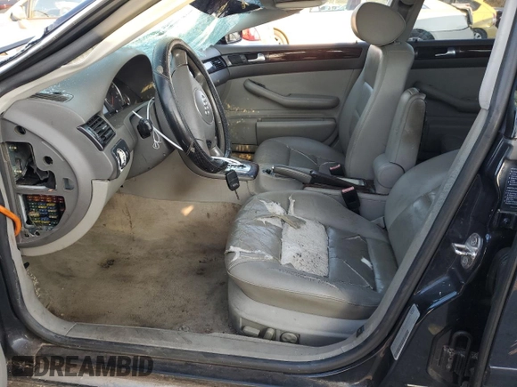 2004 Audi A6 3.0L with VIN WAULT54B64N034799, listed as a Copart auction lot 82865174 with 0 mi miles and Clean Title. Bid and sale history available at carsss.com. Image 7.