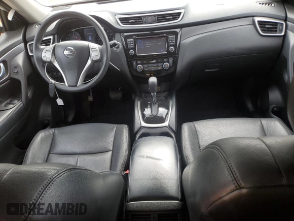 2016 Nissan Rogue SV with VIN JN8AT2MT5GW020414, listed as a Copart auction lot 52334525 with 91,969 mi miles and Salvage Title. Bid and sale history available at carsss.com. Image 8.