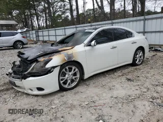 2013 Nissan Maxima 3.5 SV w/Sport Pkg with VIN 1N4AA5AP4DC843462, listed as a Copart auction lot 49609785 with 0 mi miles and Non Repairable. Bid and sale history available at carsss.com. Image 1.