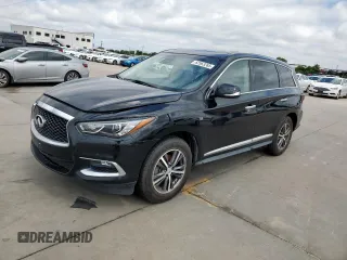 2019 Infiniti QX60 Pure with VIN 5N1DL0MM5KC521508, listed as a Copart auction lot 62563265 with 136,331 mi miles and Clean title. Bid and sale history available at DreamBid. Image 1.