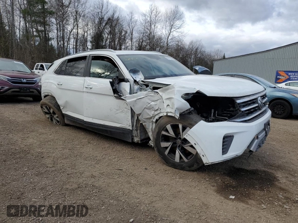 2020 Volkswagen Atlas SEL with VIN 1V2MC2CA2LC232531, listed as a Copart auction lot 80002804 with 73,810 mi miles and Salvage title. Bid and sale history available at DreamBid. Image 4.
