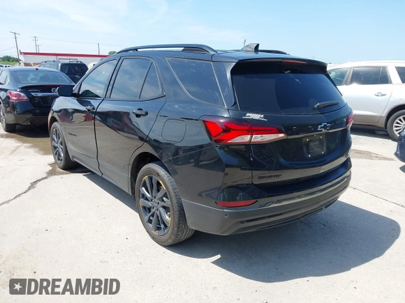2022 Chevrolet Equinox RS with VIN 2GNAXMEV7N6147403, listed as a IAAI auction lot 42695434 with 68,645 mi miles and . Bid and sale history available at DreamBid. Image 3.