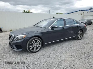 2015 Mercedes-Benz S 550 z VIN WDDUG8FB3FA105418, wystawiony jako Copart lot #57919505 z przebiegiem 84 499 mil mil oraz Szkoda całkowita • Salvage title. Historia ofert i sprzedaży dostępna na DreamBid. Obrazek 1.