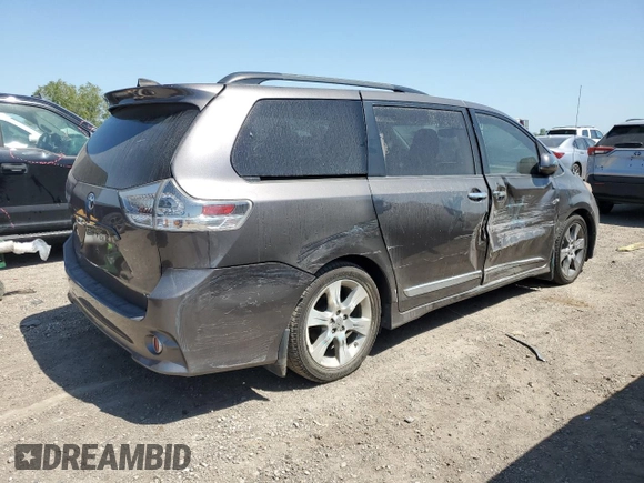 2012 Toyota Sienna SE with VIN 5TDXK3DC0CS239743, listed as a Copart auction lot 49504855 with 113,160 mi miles and Salvage title. Bid and sale history available at DreamBid. Image 3.