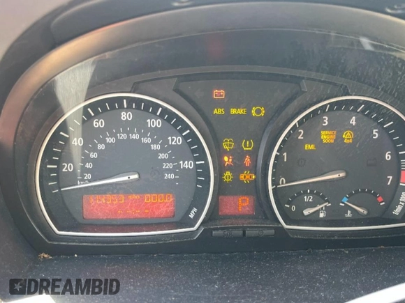 2005 BMW X3 3.0i with VIN WBXPA93435WD14234, listed as a Copart auction lot 46112025 with 114,353 mi miles and Salvage title. Bid and sale history available at DreamBid. Image 9.