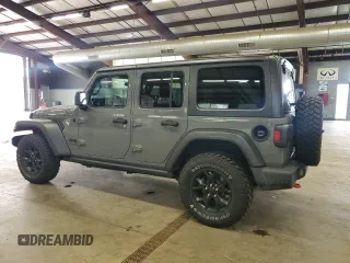 2021 Jeep Wrangler Unlimited Willys with VIN 1C4HJXDNXMW648849, listed as a Copart auction lot 55942895 with 28,240 mi miles and Salvage Title. Bid and sale history available at DreamBid. Image 2.
