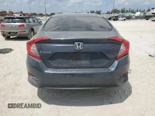 2018 Honda Civic Sedan LX with VIN 19XFC2F57JE024756, listed as a Copart auction lot 54358645 with 67,062 mi miles and Salvage Title. Bid and sale history available at carsss.com. Image 6.