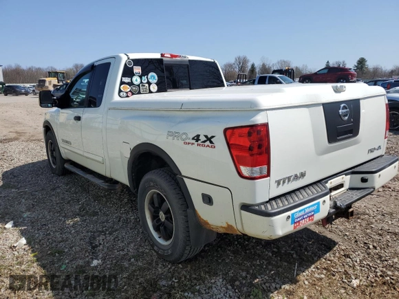 2012 Nissan Titan PRO-4X with VIN 1N6AA0CC3CN300529, listed as a Copart auction lot 53827945 with 82,331 mi miles and Salvage Title. Bid and sale history available at carsss.com. Image 2.