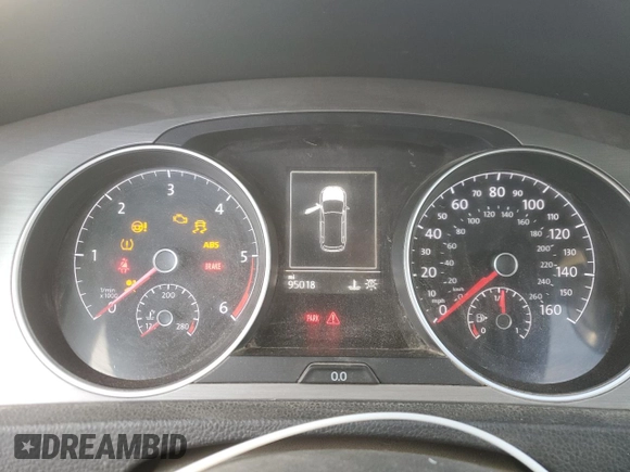 2015 Volkswagen Golf SportWagen TDI S with VIN 3VWFA7AUXFM520419, listed as a Copart auction lot 88563875 with 95,018 mi miles and Salvage Title. Bid and sale history available at carsss.com. Image 9.